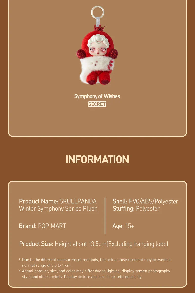 Genuine Pop Mart Skullpanda Winter Symphony Series Blind Box